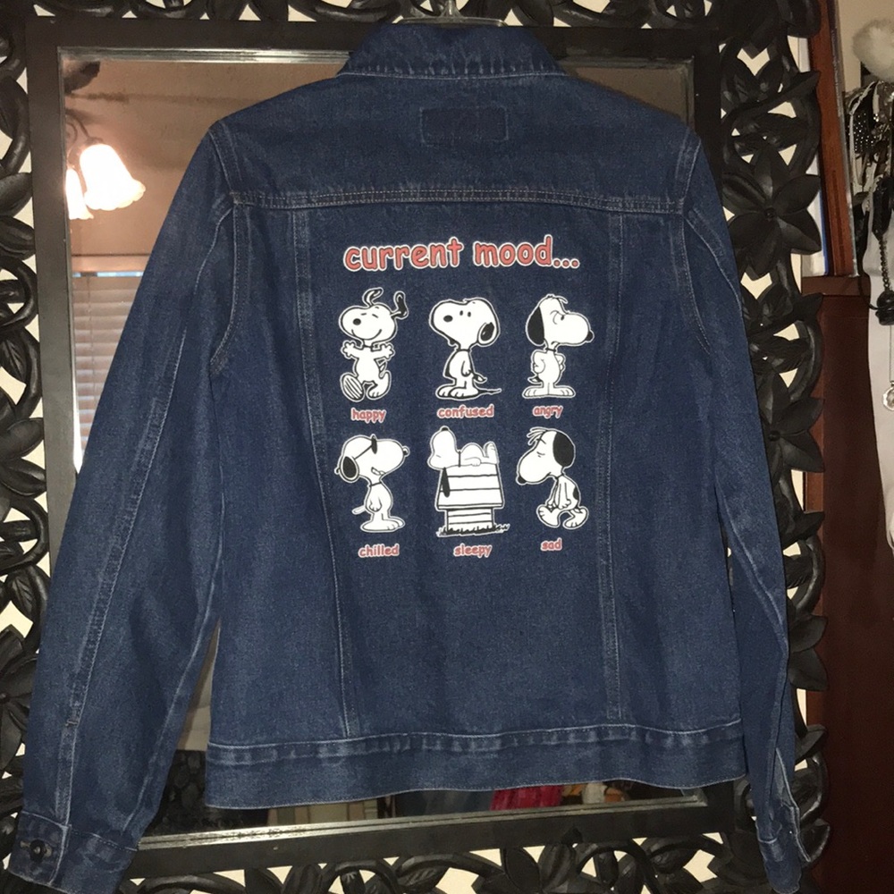 Y2K Denim Snoopy Denim Jacket
